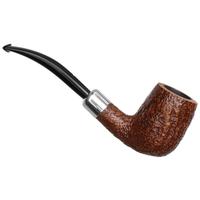 Musico Sandblasted Bent Billiard with Silver (Floodlight Special)