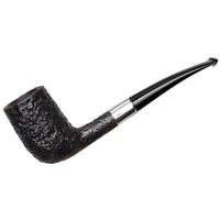 Musico Sandblasted Bent Billiard with Silver (Floodlight)