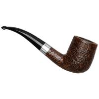 Musico Sandblasted Bent Billiard with Silver (Floodlight)