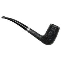 Musico Sandblasted Bent Billiard with Silver (Foundation)