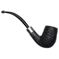 Musico Sandblasted Bent Billiard with Silver (Floodlight)