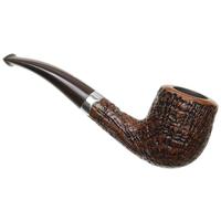 Musico Sandblasted Bent Billiard with Silver (Floodlight Special)
