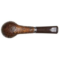 Musico Sandblasted Bent Billiard with Silver (Floodlight Special)