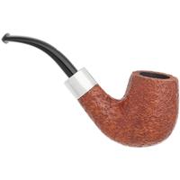 Musico Sandblasted Bent Billiard with Silver (Floodlight Special)