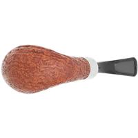 Musico Sandblasted Bent Billiard with Silver (Floodlight Special)