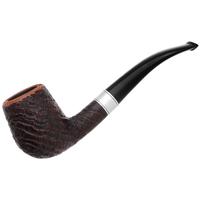 Musico Sandblasted Bent Billiard with Silver (Floodlight Special)
