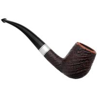 Musico Sandblasted Bent Billiard with Silver (Floodlight Special)