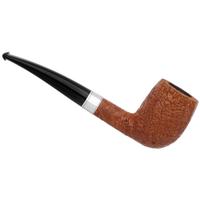 Musico Sandblasted Bent Billiard with Silver (Floodlight Double Special)