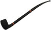 Brebbia Twin Black Bent Billiard Churchwarden