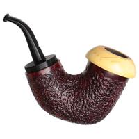 Caminetto Rusticated Reverse Calabash Calabash with Boxwood (08) (AT)