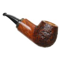 Caminetto Partially Sandblasted Reverse Calabash Bent Apple (06) (AT)