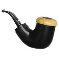 Caminetto Smooth Reverse Calabash Calabash with Boxwood (05) (AT)