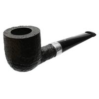 Dunhill Shell Briar White Spot Pot with Silver (4) (R) (F/T) (2741)