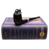 Dunhill Imperial Dragon Bruyere Billiard with Silver (4103) (6/88)