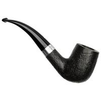 Dunhill Shell Briar White Spot Bent Billiard with Silver (120) (F/T) (3046) (2021)