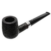 Dunhill Shell Briar White Spot Billiard with Silver (196) (F/T) (3112) (2021)