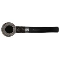 Dunhill Shell Briar White Spot Bent Billiard with Silver (120) (F/T) (3166) (2021)