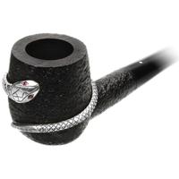 Dunhill Snake Pipe Shell Briar with Silver and Rubies (4103) (2014)