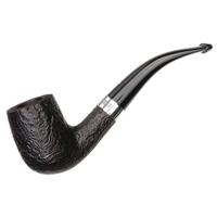 Dunhill Shell Briar White Spot Bent Billiard with Silver (120) (F/T) (3173) (2021)