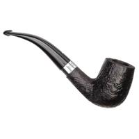 Dunhill Shell Briar White Spot Bent Billiard with Silver (120) (F/T) (3173) (2021)