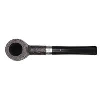 Dunhill Shell Briar White Spot Billiard with Silver (196) (F/T) (3240) (2021)