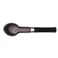 Dunhill Shell Briar White Spot Billiard with Silver (196) (F/T) (3240) (2021)