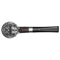 Dunhill Imperial Dragon Shell Briar Billiard with Silver (4103) (50/88)