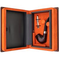 Dunhill Zeppelin Bruyere Quaint Bent Billiard with Silver (4) (25/26) (2025) (with Case and Tamper)