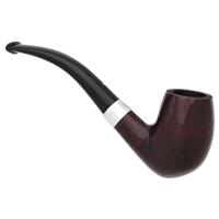 Dunhill Zeppelin Bruyere Quaint Bent Billiard with Silver (4) (25/26) (2025) (with Case and Tamper)