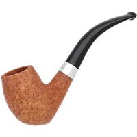 Dunhill Zeppelin Tanshell Quaint Bent Billiard with Silver (4) (4/16) (2025) (with Case and Tamper)
