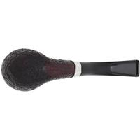 Dunhill Zeppelin Shell Briar Quaint Bent Billiard with Silver (4) (23/25) (2025) (with Case and Tamper)