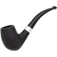 Dunhill Zeppelin Ring Grain Quaint Bent Billiard with Silver (4) (4/11) (2025) (with Case and Tamper)