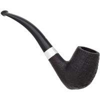 Dunhill Zeppelin Ring Grain Quaint Bent Billiard with Silver (4) (4/11) (2025) (with Case and Tamper)