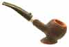 L'Anatra Rusticated Bent Apple Sitter