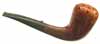 L'Anatra Partially Rusticated Dublin with Briar Windcap