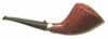 L'Anatra Smooth Bent Dublin with Silver (3 egg)