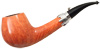 L'Anatra Smooth Bent Brandy with Silver (Two Egg)