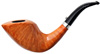 L'Anatra Smooth Paneled Horn with Silver Band (Two Egg)