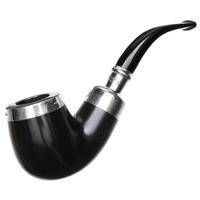 Peterson Ebony Spigot with Silver Cap (XL90) Fishtail