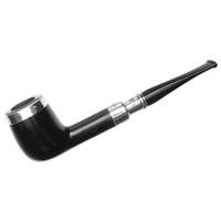 Peterson Ebony Spigot with Silver Cap (106) Fishtail