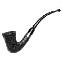 Peterson Speciality Sandblasted Nickel Mounted Calabash Fishtail