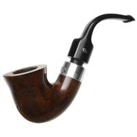 Peterson: Smooth Horn Stem Spigot (408) Fishtail Tobacco Pipe