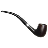 Peterson Junior Heritage Silver Mounted Bent Billiard Fishtail