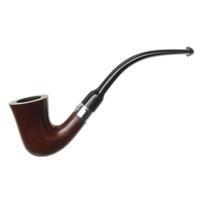 Peterson Speciality Smooth Nickel Mounted Calabash Fishtail