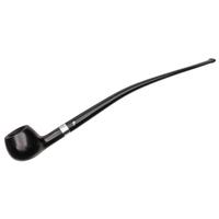 Peterson Churchwarden Ebony Silver Mounted Prince Fishtail