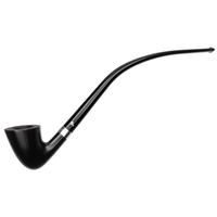 Peterson Churchwarden Ebony Silver Mounted (D15) Fishtail