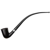 Peterson Churchwarden Ebony Silver Mounted (D16) Fishtail