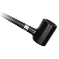 Peterson Churchwarden Ebony Silver Mounted Tankard Fishtail