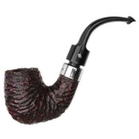 Peterson House Pipe Rusticated Bent Billiard P-Lip