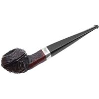 Peterson Junior Rusticated Nickel Mounted Straight Bulldog Fishtail